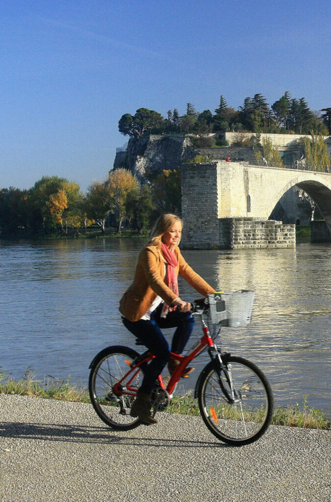 En vélo à Avignon